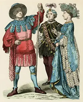 Jackets Prints: Dagged Costumes C15Th