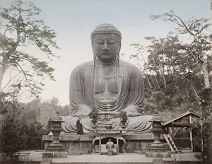 Daibutsu, statue of Buddha, Kamakura, Japan