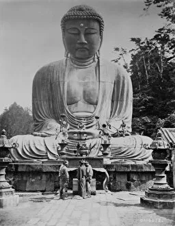 Alloy Collection: Daibutz; a bronze statue of Buddha, Kamakura, Japan