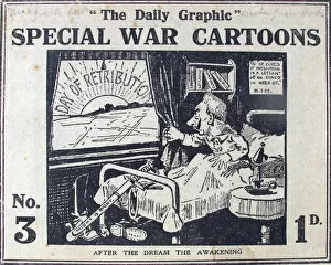 Images Dated 25th April 2012: Daily Graphic booklet - Special war Cartoons