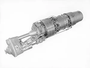 Trio Prints: Daimler-Benz DB 721, 2200hp turboprop engine