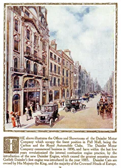 Pall Prints: Daimler Motor Company, Pall Mall, London
