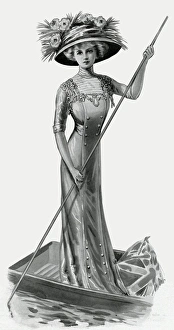 Images Dated 5th August 2017: Dainty frock for regattas 1909