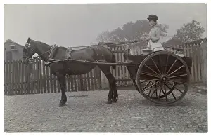 Dairy Woman in Her Cart