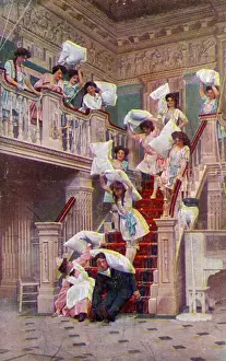 The Dairymaids, by Alexander M Thompson and Robert Courtneidge Date: circa 1908