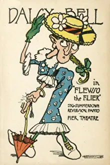 Boater Prints: Daisy Bell, in Flewso the Flier, a pantomime