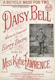 1892 Collection: Daisy Bell by Harry Dacre