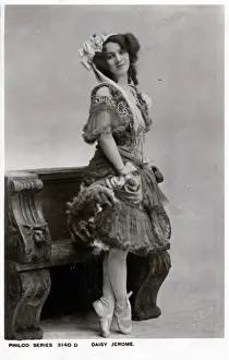 Elaborately Prints: Daisy Jerome music hall mimic, comic singer and dancer