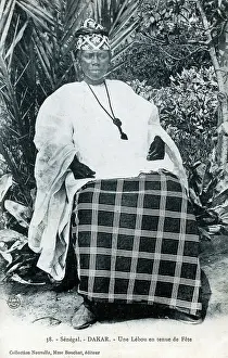 Senegal Prints: Dakar, Senegal, West Africa - Lebou woman in Festival dress