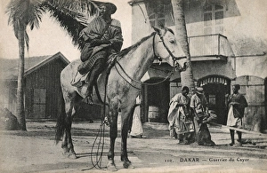 Senegalese Gallery: Dakar, Senegal - A Wolof Warrior from Kayor