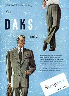Chaps Gallery: Daks advertisement, 1953