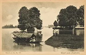 Jammu Prints: Dal Lake, Kashmir, India - Shikara Boat