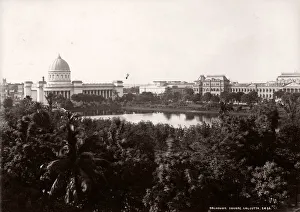 Dalhouse Square, Calcutta, Kolkata, India. c. 1870 s