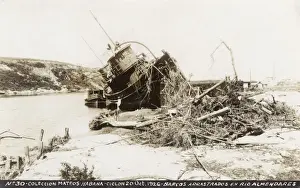 Cuba Prints: Damage from cyclone, Havana, Cuba