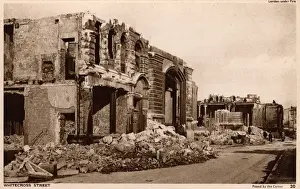 Damage to Whitecross Street - WW2 - Blitz on London