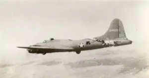 Collision Prints: Damaged Boeing B-17F Flying Fortress, 41-24406
