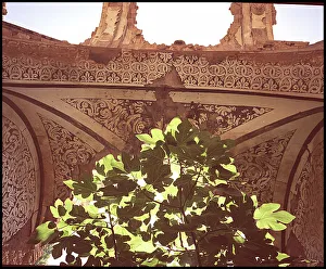 Images Dated 8th December 2015: Detail damaged dome interior, Belchite, Spain