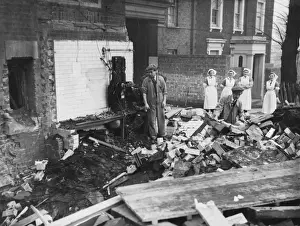 Damaged London Hospital - The Blitz