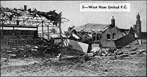 Effect Collection: Damaged stand at West Ham United Football ground