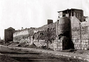 Images Dated 14th October 2015: Damascus, Syria, circa 1880s - Site of the death of St Paul