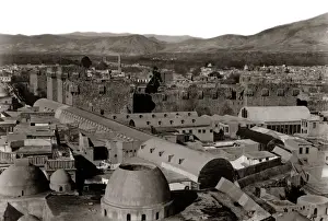 Damascus, Syria, circa 1880s view from the fortress