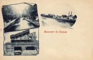 Barada Prints: Damascus, Syria - Dervish Mosque on Barada River