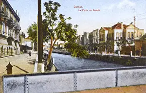 Damascus, Syria - A section of the Barada River
