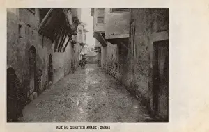 Cumbas Prints: Damascus, Syria - Street in the Arab Quarter