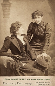 Ellen Collection: Dame Ellen Terry and her daughter Edith Ailsa Craig