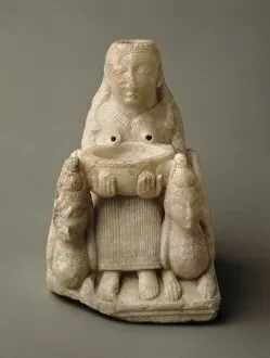 Phoenician Gallery: Dame of Galera. 8th C. BC. Phoenician fertility