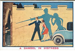 Images Dated 12th December 2016: A Damsel in Distress by Ian Hay and P.G. Wodehouse