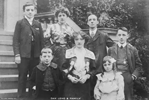 Dan Leno / Family Postcard