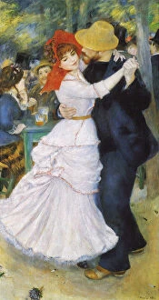 Impressionist Gallery: Dance at Bougival Date: 1883