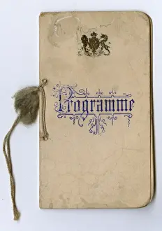 Dance card - programme