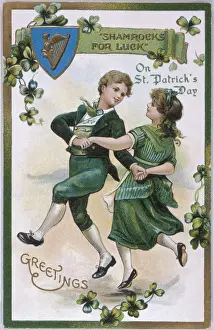 Celebrate Prints: TWO DANCE AN IRISH JIG