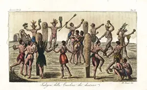 Carolina Prints: Dance of the Powhatan Native Americans of