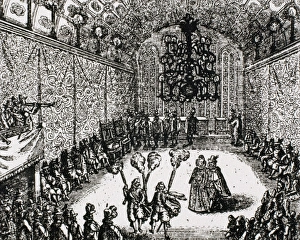 Dance with torches at the coronation of Matthias I of Hungar Dance with torches at the coronation of Matthias I of Hungar
