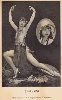 Nighlife Prints: The dancer Editha Ott, Germany, 1932