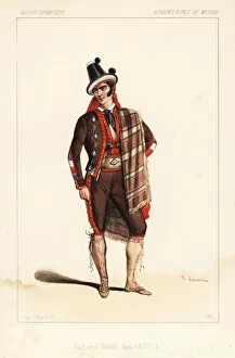 Dancer Georges Elie as Inigo in the ballet Paquita, 1846