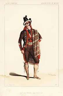Inigo Prints: Dancer Georges Elie as Inigo in the ballet Paquita, 1846