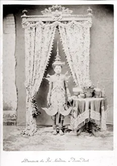 Traveller Prints: Dancer for King Norodom of Cambodia, Pnom Penh