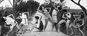 Dancers celebrate end of the wine harvest on the Rhine