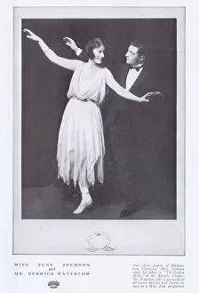 Adelphi Gallery: The dancers June Jourdon and Derrick Waterlow, London, 1923