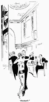 Nightclubs Prints: Dancing at Blanchards nightclub, 1924