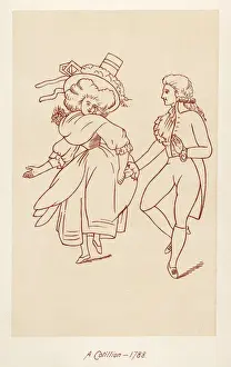 Dancing a cotillion 1788