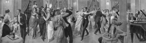 Fortunio Gallery: Dancing in Dance and Music Room of the Lotus Club, London