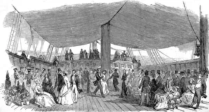 Images Dated 16th December 2004: Dancing on the deck of the ship Randolph, 1850