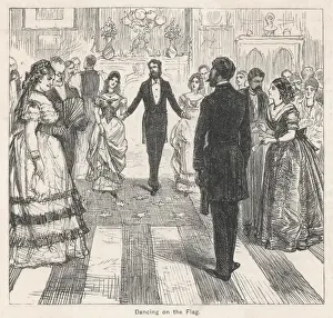 Polk Prints: Dancing on US Flag