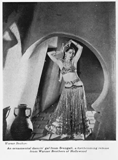 Hollywood Prints: A dancing girl from the Warner Brothers film Svengali, 1931