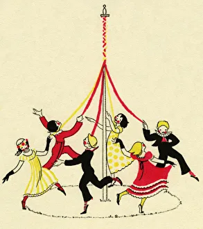 Maypole Gallery: Dancing round the maypole